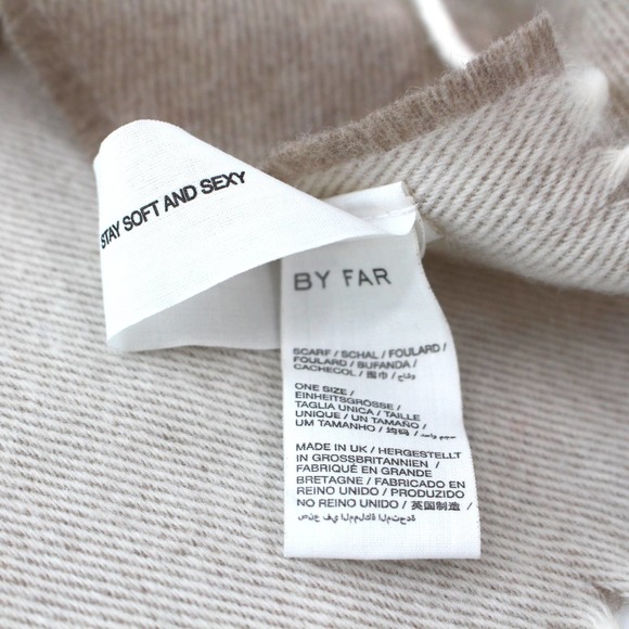 By Far Logo Wool Scarf - Picture 4 of 8